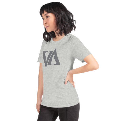 VA Virginia Abstract Grey