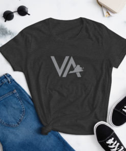 VA Virginia Grey Logo Ladies Shirt