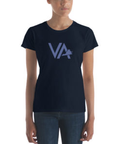 VA Virginia Blue Logo Ladies Shirt