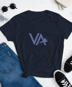 VA Virginia Blue Logo Ladies Shirt